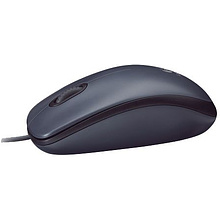 Мышь Logitech "Mouse M90", проводная, 1000  dpi, 3 кнопки, черный