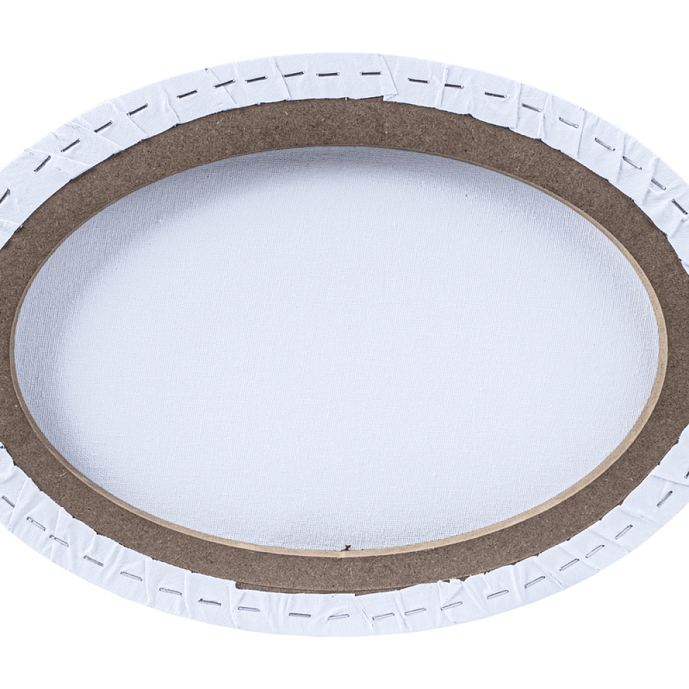 Холст на подрамнике овальный "Сонет", 30х40 см, хлопок, 280 г/м2, среднее зерно - 3