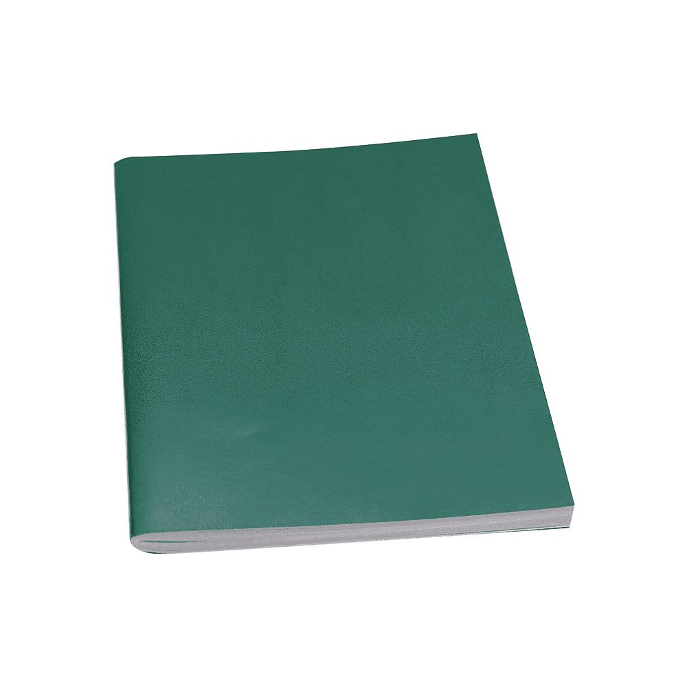 Тетрадь "Зеленый", А4, 96 листов, клетка, скоба сбоку, зеленый - 3