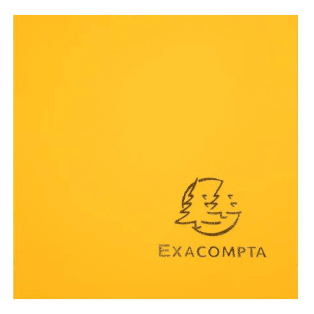 Папка на резинках "Exacompta", A4, 15 мм, полипропилен, желтый - 4