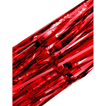 Гирлянда-дождик "Красный завес", 100x200 см