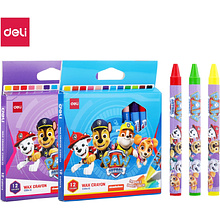 Мелки восковые Deli "Paw Patrol"