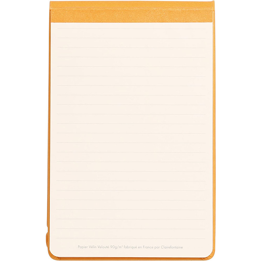 Блокнот "Rhodiarama Webnotepad" на резинке, A5, 96 листов, линейка, оранжевый - 2