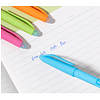 Ручка гелевая "Erasable", 0.5 мм, ассорти, стерж. синий - 3