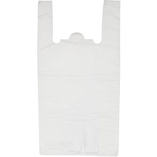 Пакет-майка ПНД, 30x50 см, 15мкм, 100 шт/упак, белый