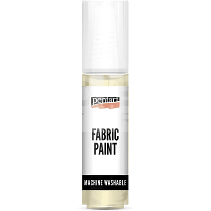 Краски для текстиля "Pentart Fabric paint", ваниль, банка