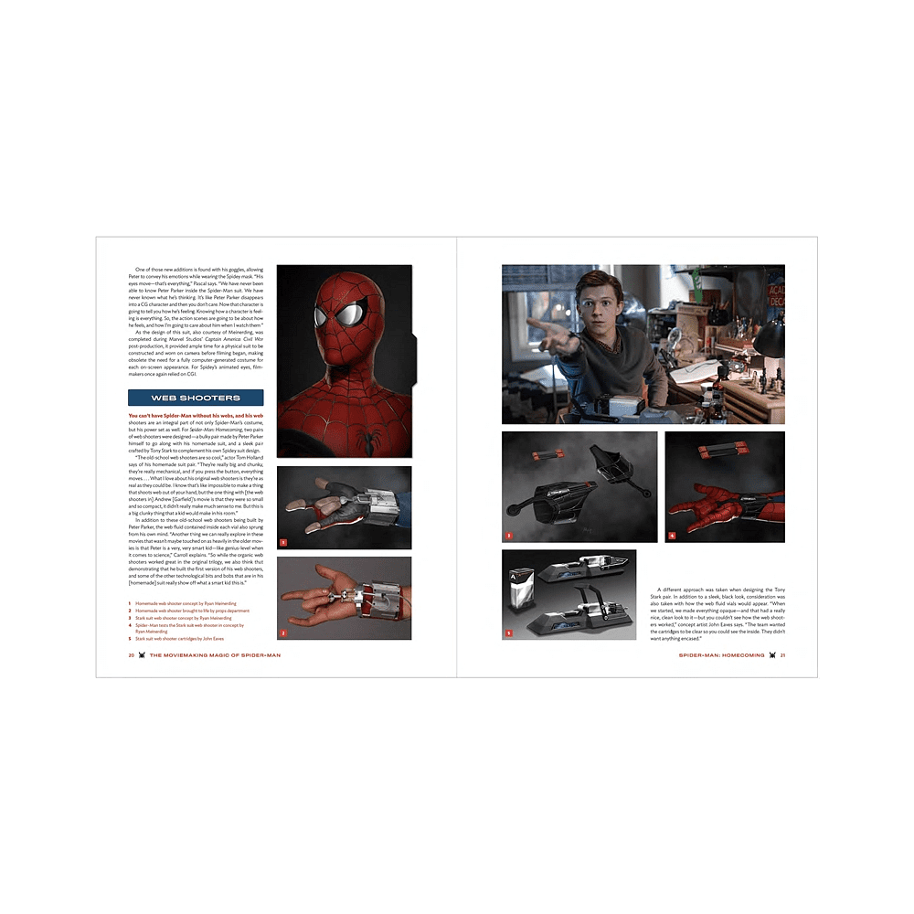 Книга на английском языке "Moviemaking Magic of Marvel Studios: Spider-Man", Roussos E. - 3