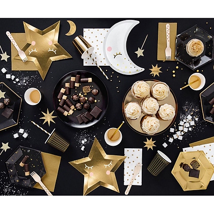 Тарелка бумажная "Little star", 27 см, 6 шт - 4