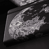 Блокнот "Cosmic moon", А5, 96 листов, линейка, на резинке, черный - 4