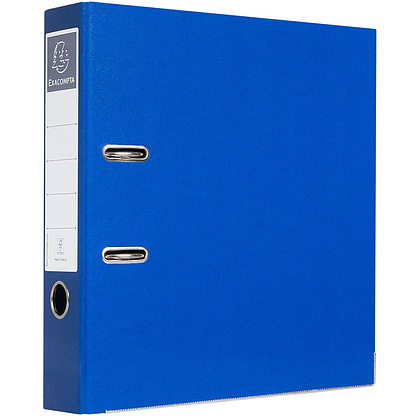 Папка-регистратор "Exacompta", A4, 70 мм, ламинированный картон, синий