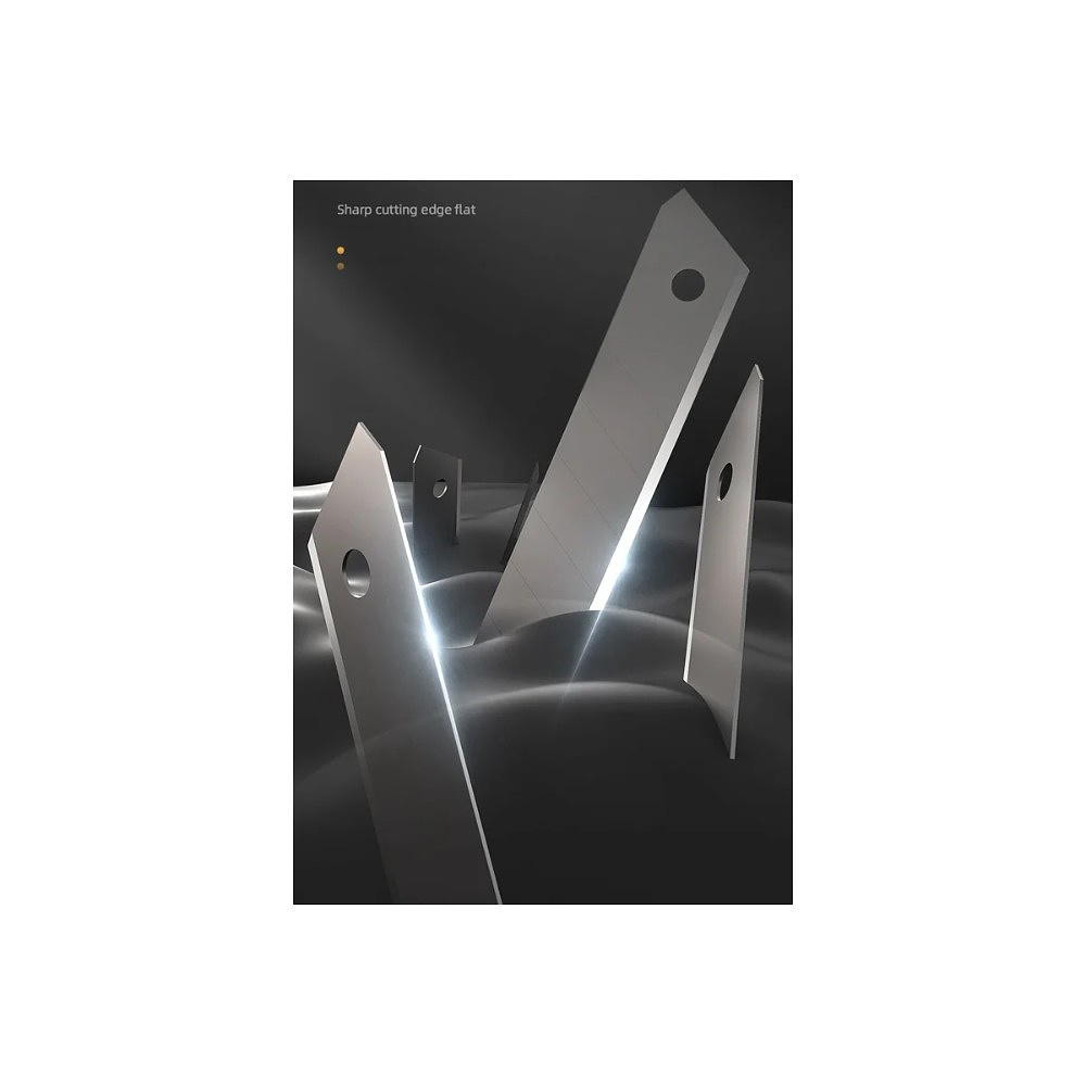 Нож строительный Deli HS EHT4018, 18 мм, Soft Touch, черный - 3