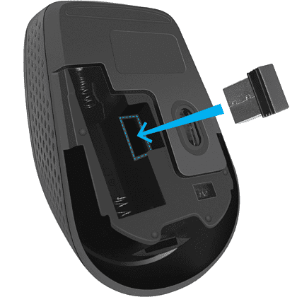 Мышь DEFENDER "Tiana MB-055", беспроводная, 1000 dpi, черный - 3