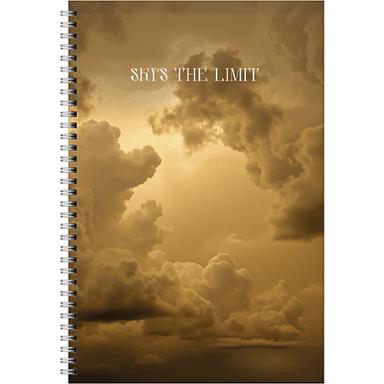 Тетрадь "Sky Limit.1", А4, 60 листов, в клетку, желтый