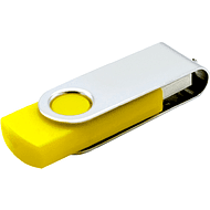 USB Flash 2.0 16 Gb VDF-008, пластик, метал, желтый 