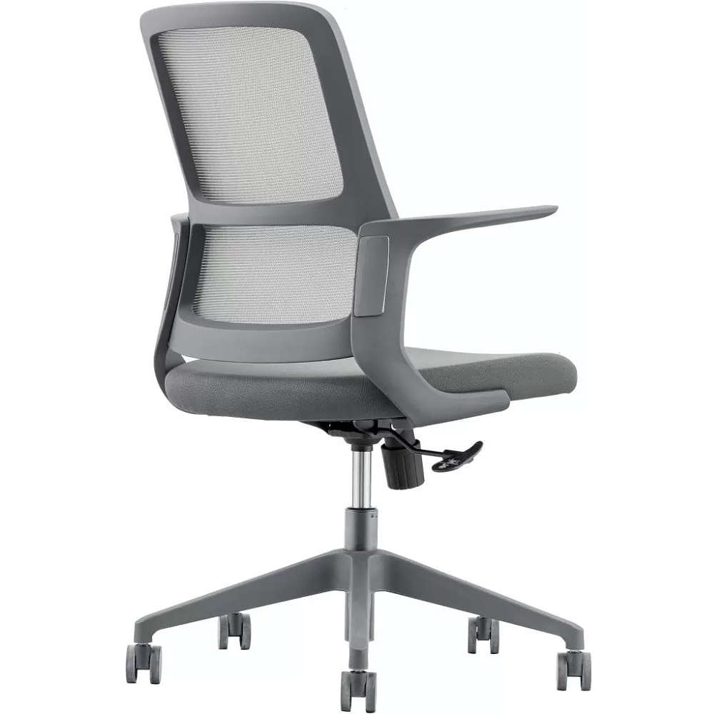 Кресло для персонала EVERPROF Elf, сетка, серый - 4