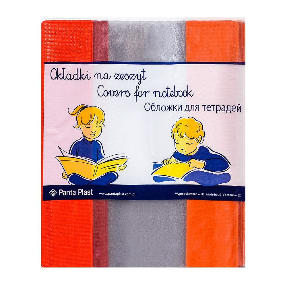 Обложка для дневника и тетрадей, 10 шт, прозрачный - 5