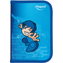 Пенал Maped "Karate", 1 отделение, с наполнением