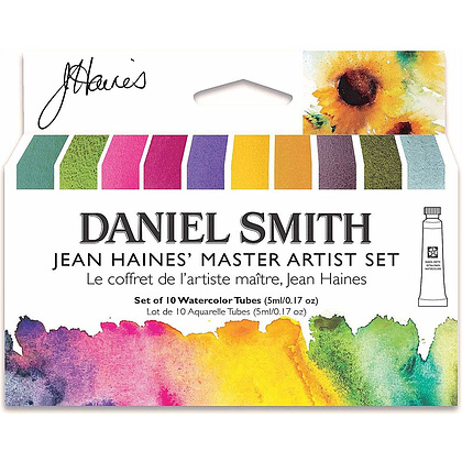 Набор акварели Daniel Smith "Jean Haines’ Master Artist Watercolor Set", 10 цветов, тубы 