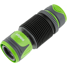 Коннектор Amigo Grande "79050", 1/2", пластик, черный, зеленый