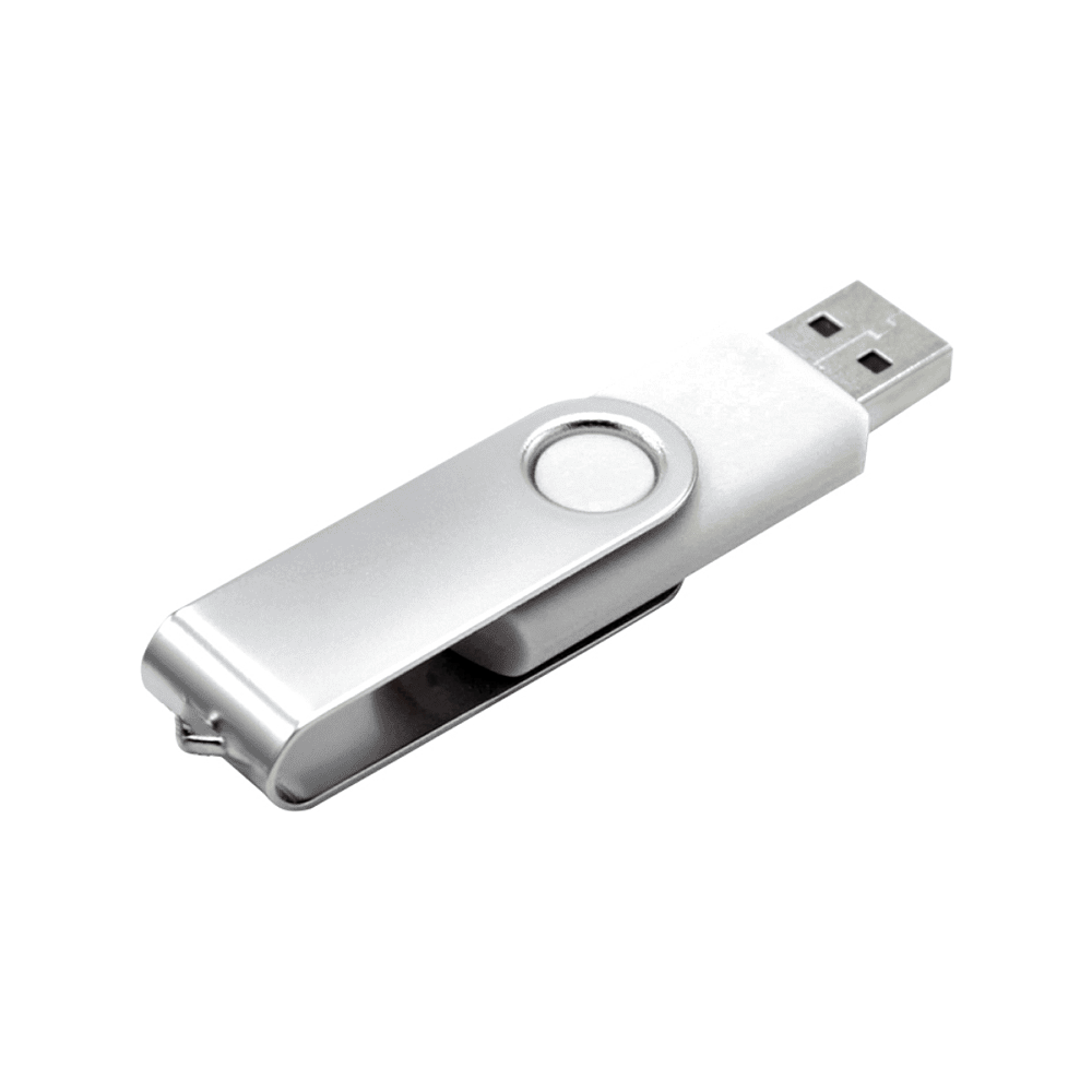 USB Flash 2.0 16 Gb VDF-008, пластик, метал, белый   - 2