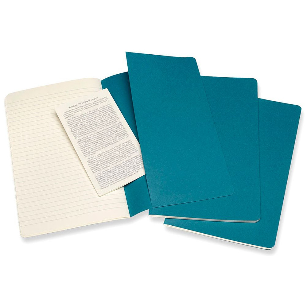 Блокнот "Cahier Journal Large", А5, 40 листов, линейка, 3 шт, клюквенный - 4