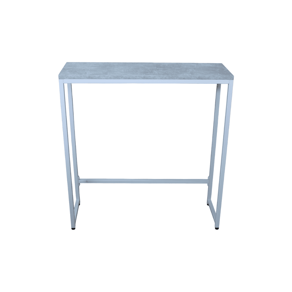 Стол консольный RION ALLERD, белый муар, Бетон - 2