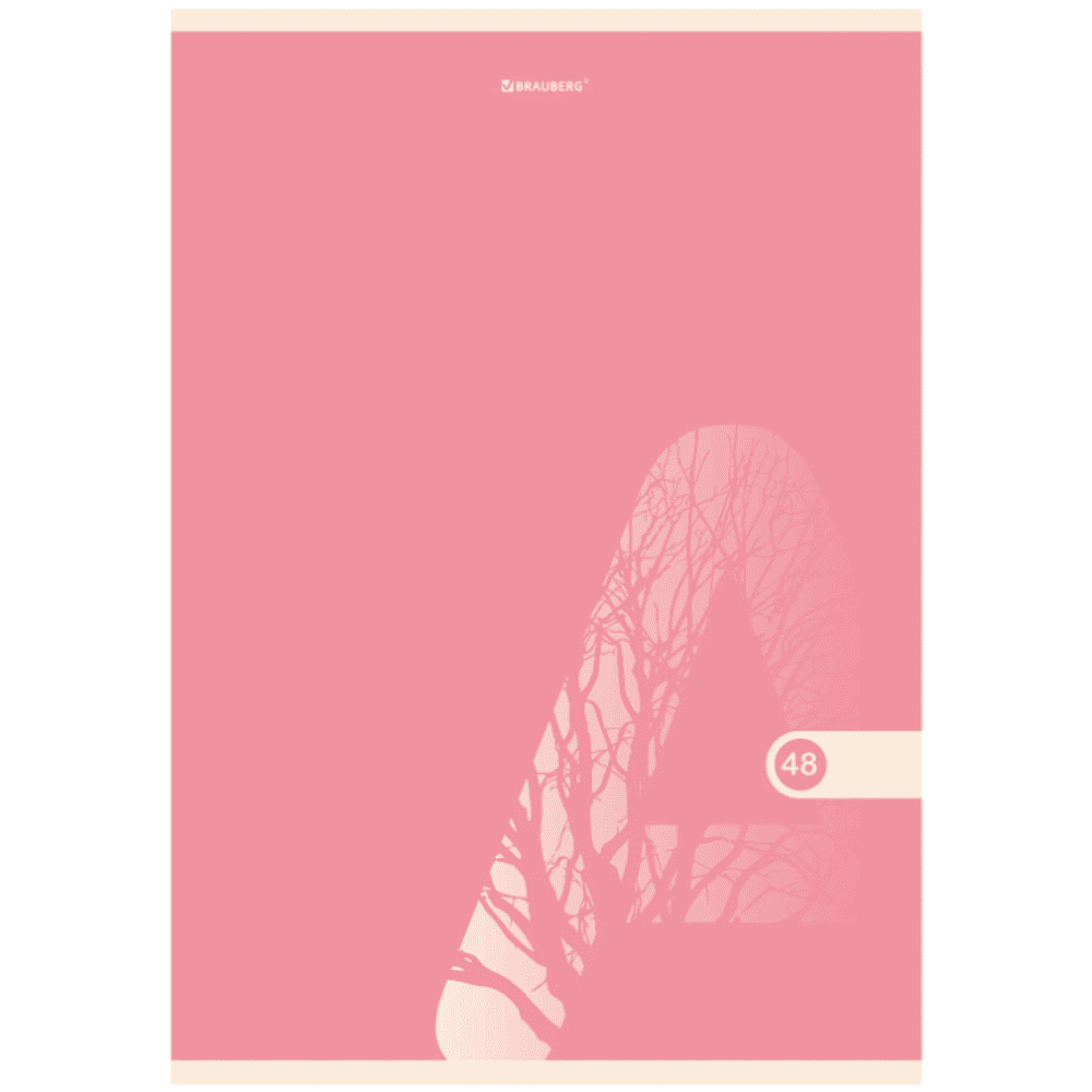 Тетрадь "Pastel", А4, 48 листов, в клетку, ассорти - 4