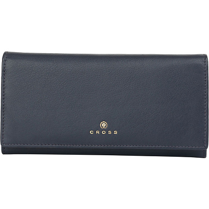 Кошелек "Monaco Navy", кожа, темно-синий