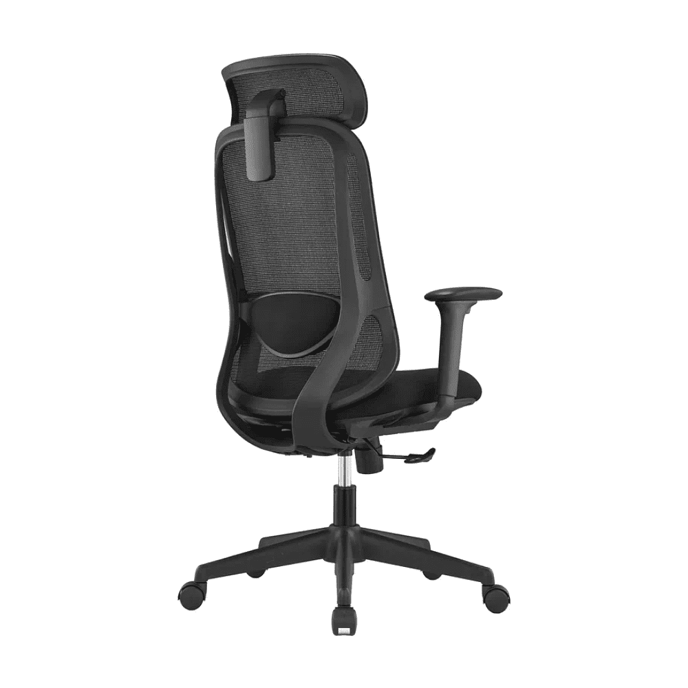 Кресло для руководителя SitZone U-090A, сетка, ткань, пластик, черный, -30% - 4
