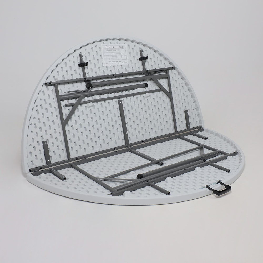 Стол складной Table AKS тип 10, 1520х1520х740 мм, пластик, белый - 11