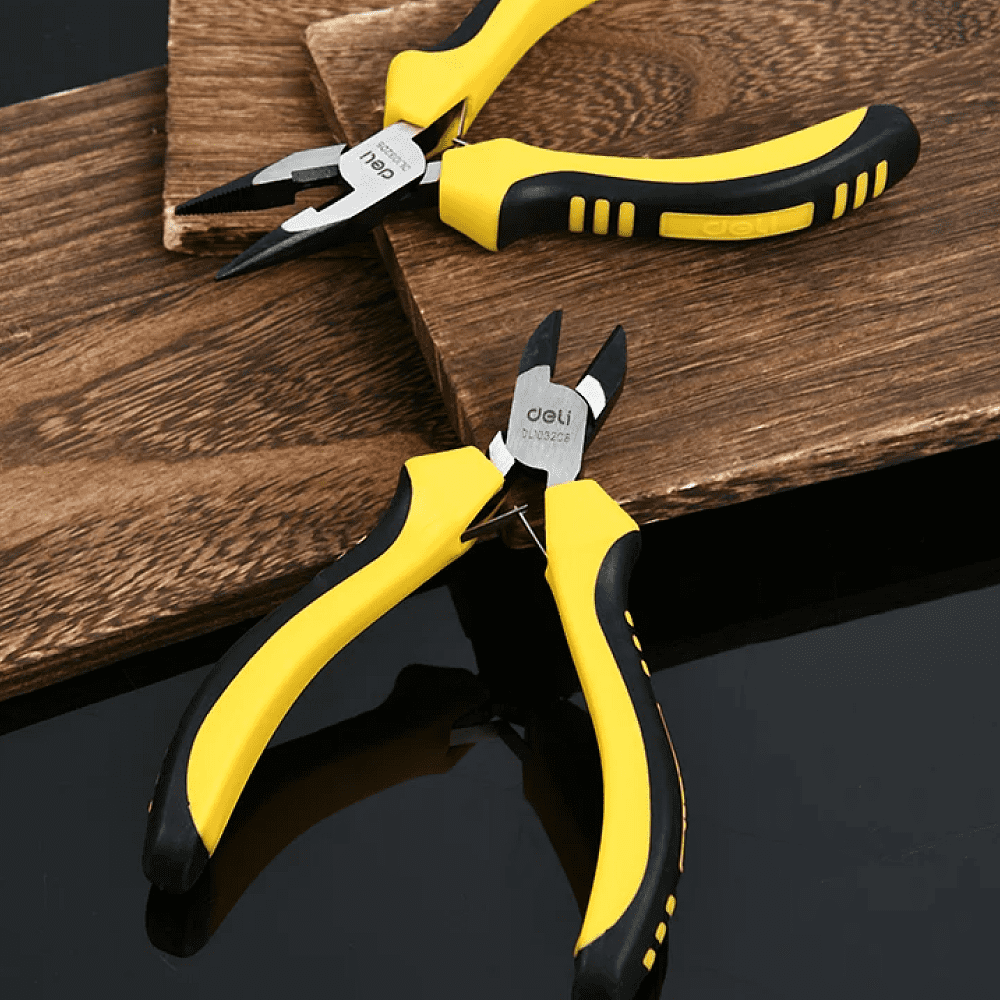 Мини-длинногубцы Deli YS ED103205, 125 мм - 7