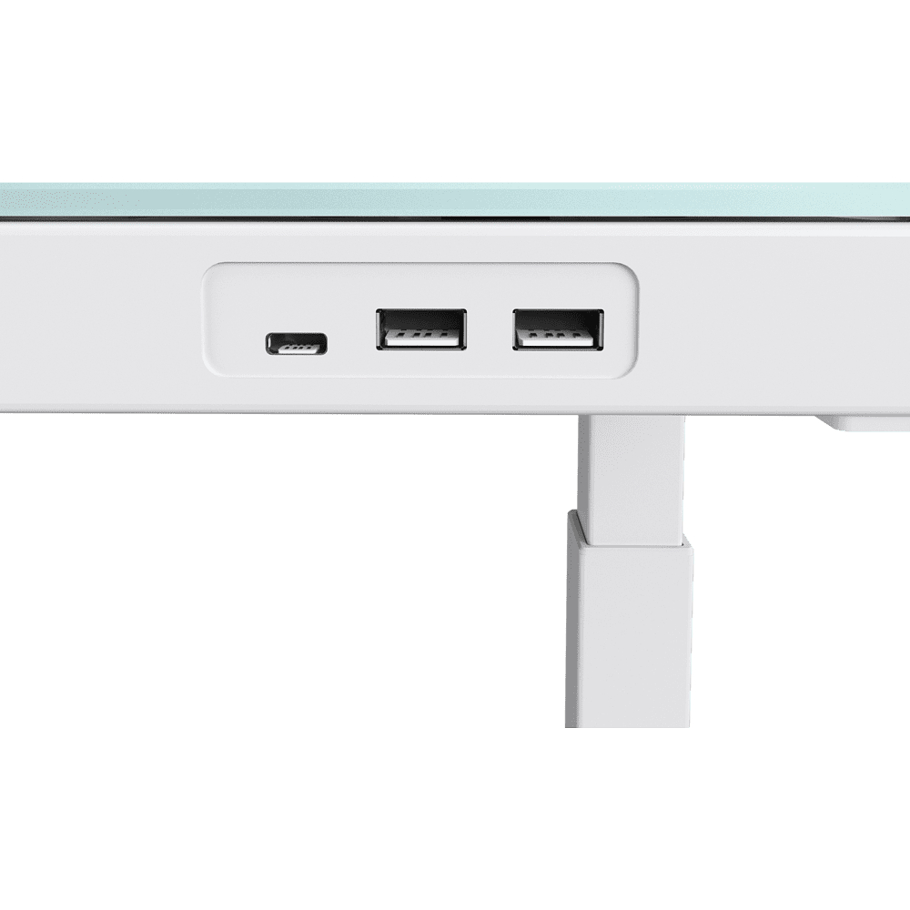Стол с электроприводом двухмоторный AOKE HOME, белый (AK-GT10-YZF2-W) - 9
