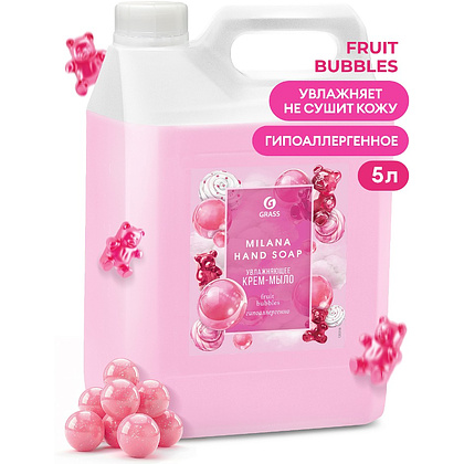 Крем-мыло "Milana", 5 л, Fruit bubbles 