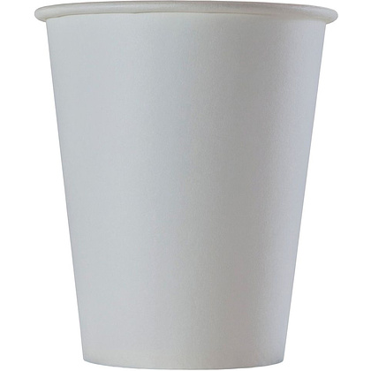Стакан картонный, 100 шт, 165 мл, белый