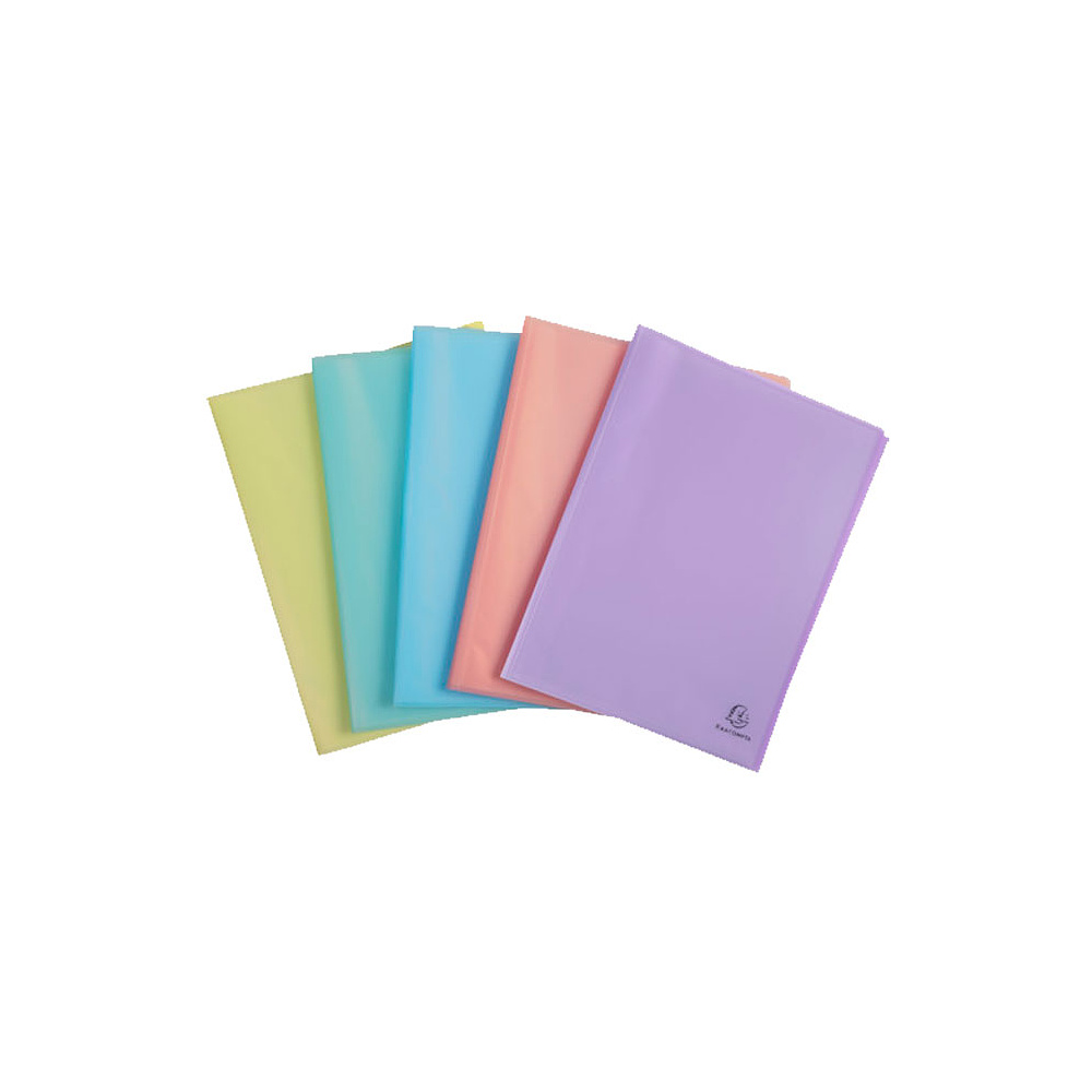 Папка c файлами "Chromaline Pastel", 40 карманов, ассорти