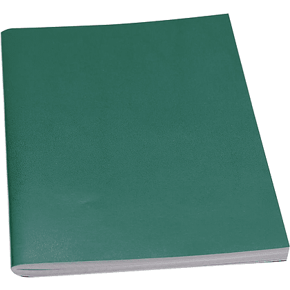 Тетрадь "Зеленый", А4, 96 листов, клетка, скоба сбоку, зеленый - 3