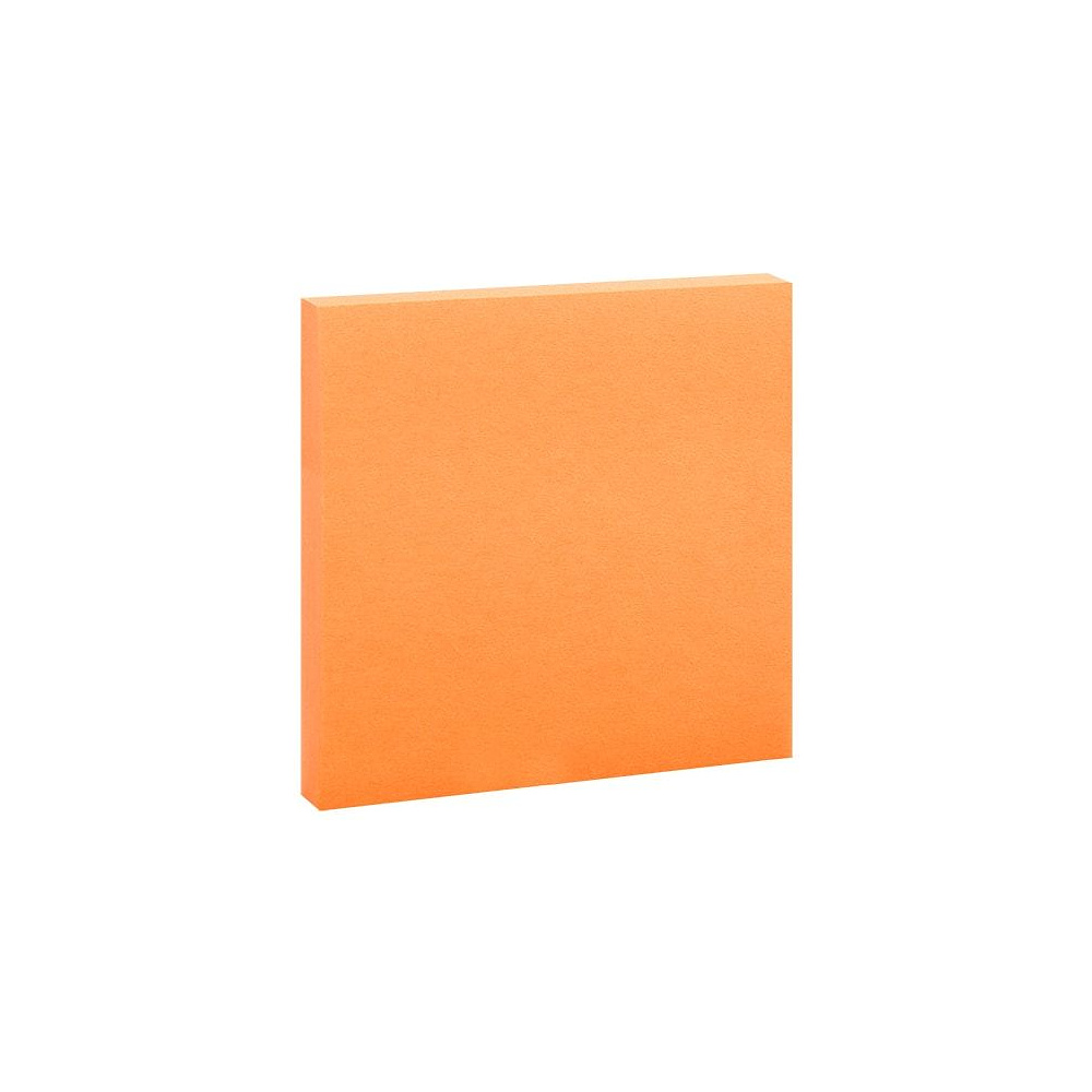 Бумага для записей на клейкой основе "Kores", 75x75 мм, 100 листов, оранжевый неон - 2