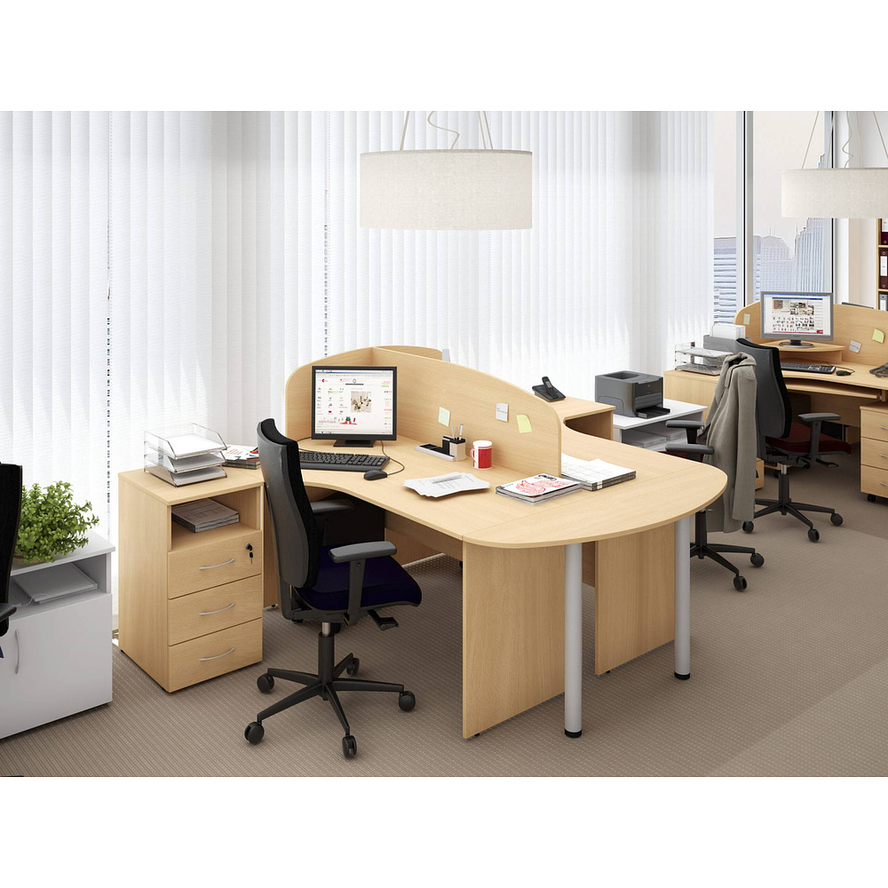 Коллекция Столица перегородка С-721, 1100х1000х400 мм, бук - 5