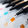 Ручка капиллярная "Sketchmarker Artist fine pen Mid", 6 шт - 7