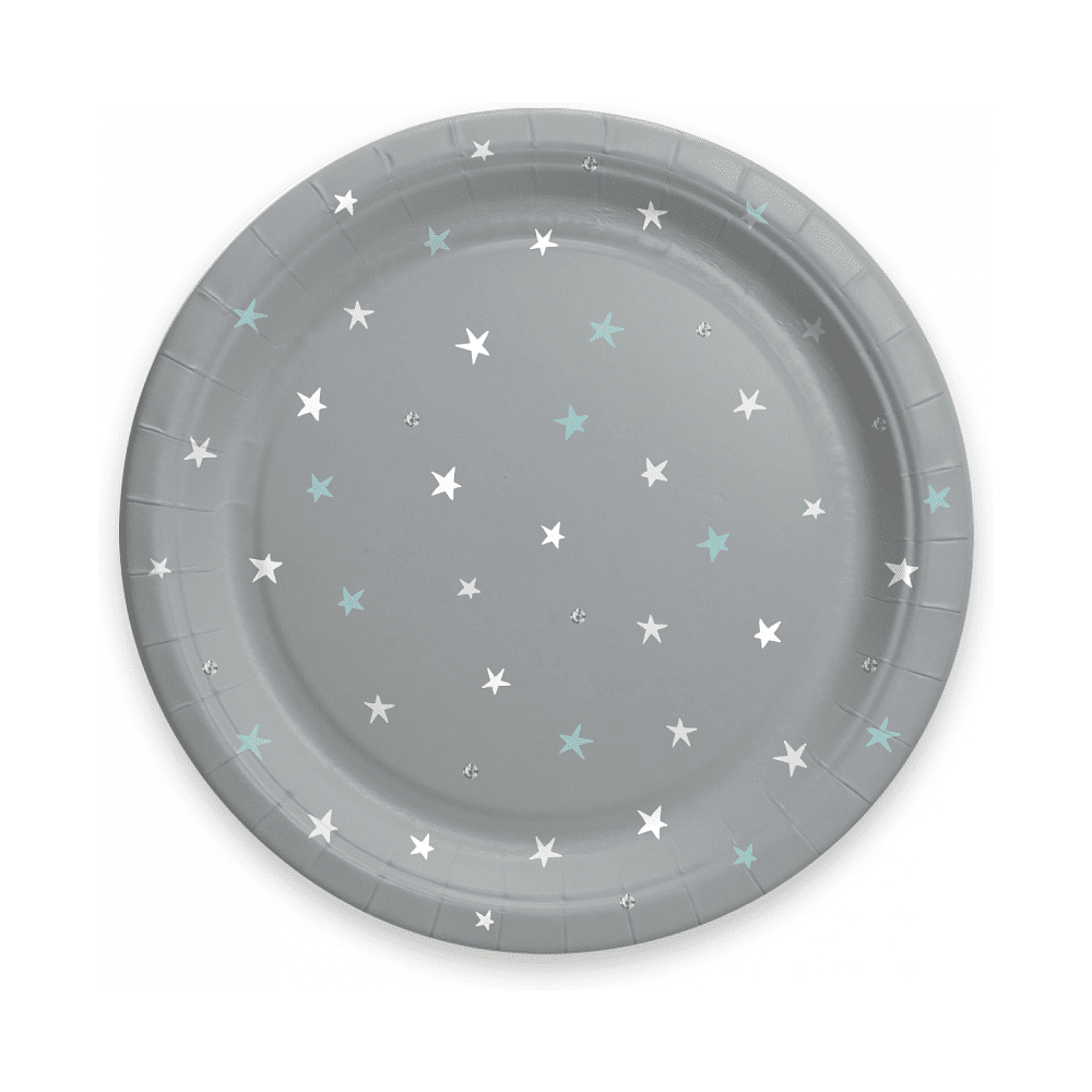 Тарелка бумажная "Г12", 23 см, 6 шт, ассорти - 4