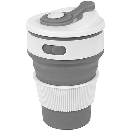 Стакан "Button", силикон, 300 мл, серый