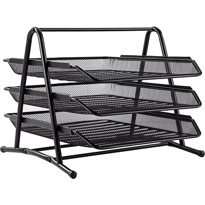 Модуль горизонтальный "Deli" на 3 лотка, черная сетка - 3