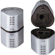 Точилка "Grip 2001 Trio", 3 отверстия, с контейнером