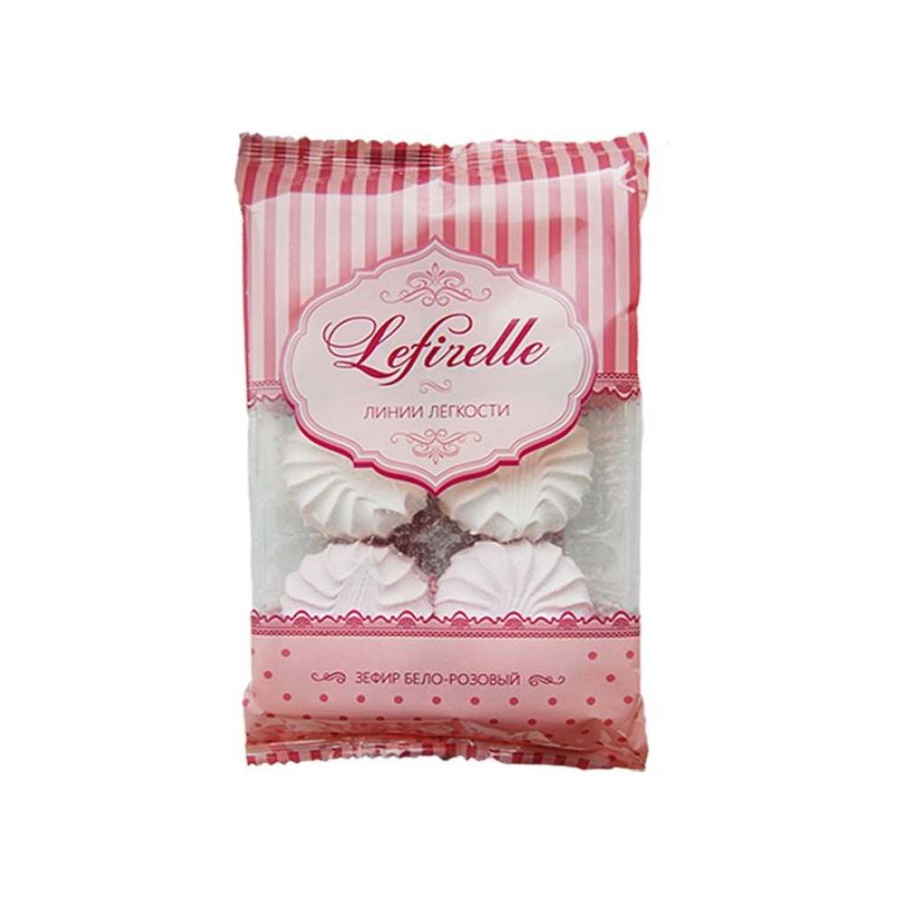 Зефир "Lefirelle" 230 гр., бело-розовый