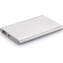 Зарядное устройство Power Bank "P324.952", 4000 мА·ч, серебристый, белый