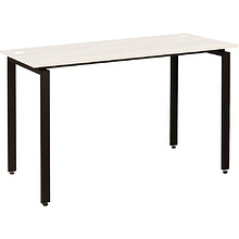 Стол письменный Millwood Лофт Сиэтл (ДТ-5), 1300х700 мм, дуб белый крафт, черный