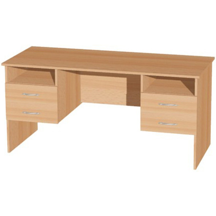 Коллекция Макси стол письменный М22, 1580х680х750 мм, бук