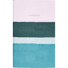 Блокнот "Stripes dusty pink", А4, 96 листов, розовый, голубой, срез разноцветный - 2