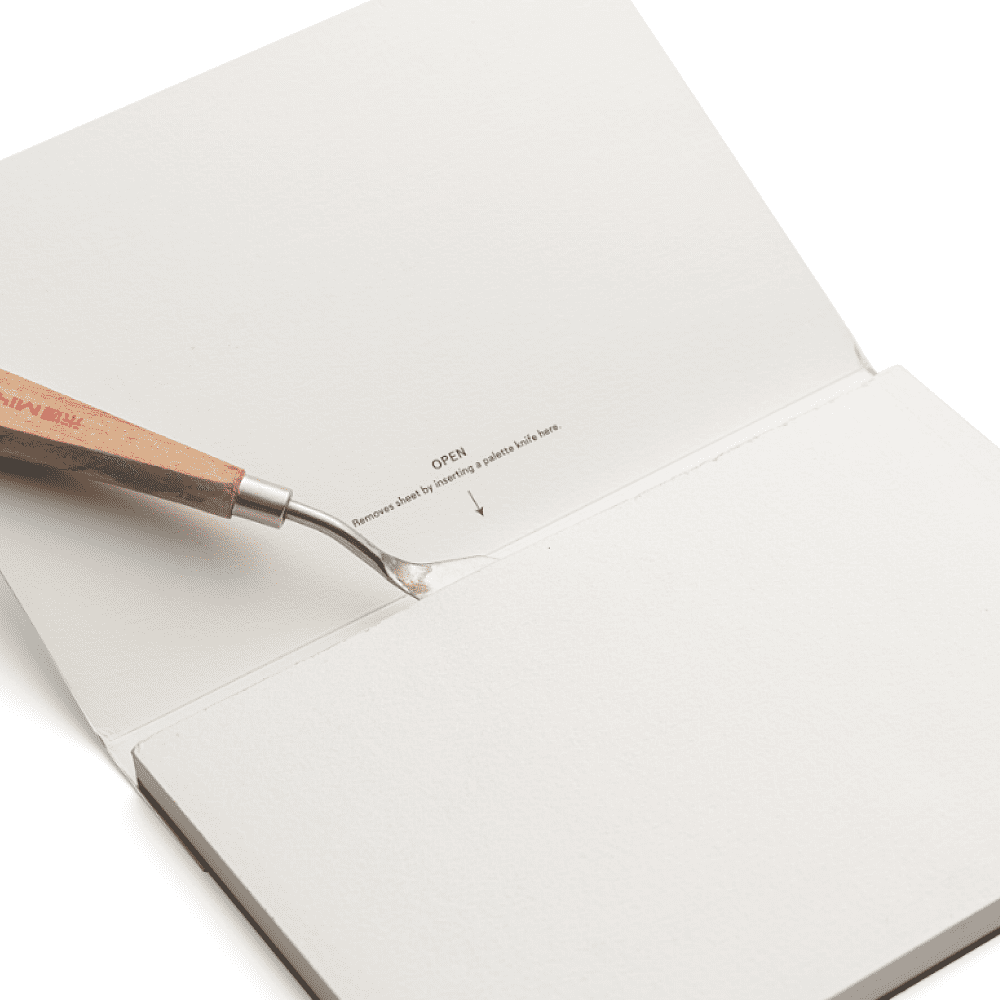 Блок-склейка бумаги для акварели "Himi", 14х21,5 см, 300 г/м2, 20 листов, голубой - 8