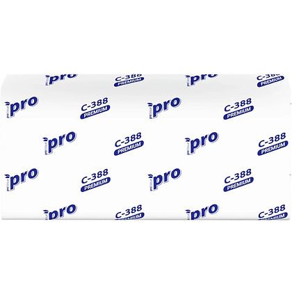 Полотенца бумажные PROtissue, V - сложение, 180 листов, 3 слоя, 100% целлюлоза - 6